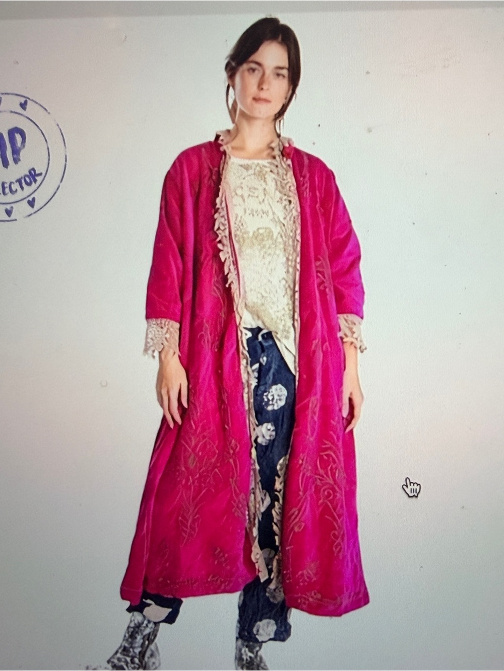 Magnolia Pearl sold  out velvet o’leary coat 
#438